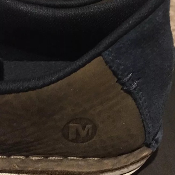 Merrell Men's Bask Moc Slip-On Shoe Brindle NEW - Picture 3 of 6